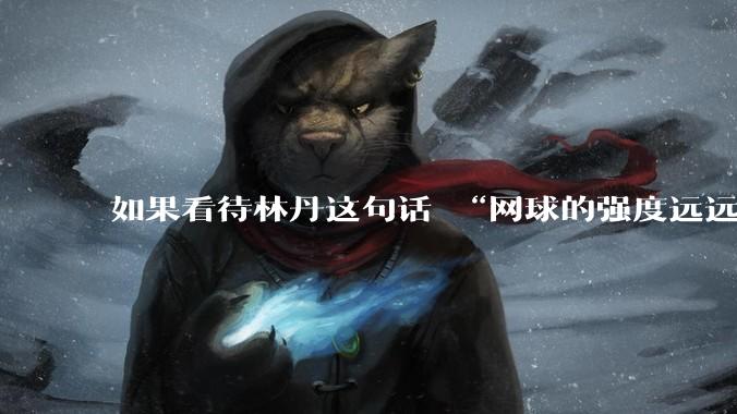 如果看待林丹这句话 “网球的强度远远没有羽毛球大”?