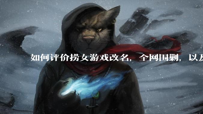 如何评价捞女游戏改名，全网围剿，以及导演b站账号被封这件事?